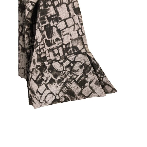 Habitat Women's Textured Fun Button Down High Low Shirt Collar Multi Grey Small - Picture 8 of 14